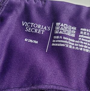 VICTORIAS SECRET SHINY PURPLE LEGGINGS BRAND NEW